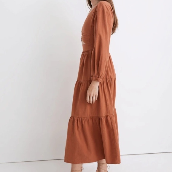 MADEWELL | Cutout Midi Dress - Picture 3 of 9